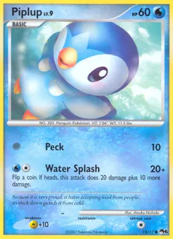 Piplup #15, Holo