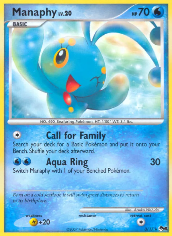 Manaphy #3, POP Series 6