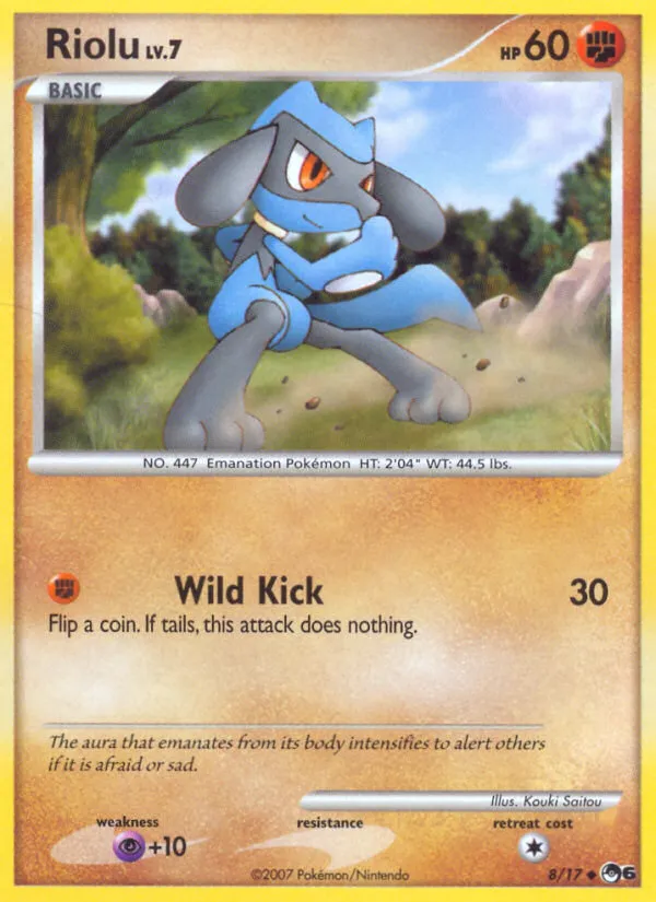 Riolu #8, POP Series 6 Holo