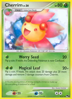 Cherrim #6, Reverse Foil Cracked Ice