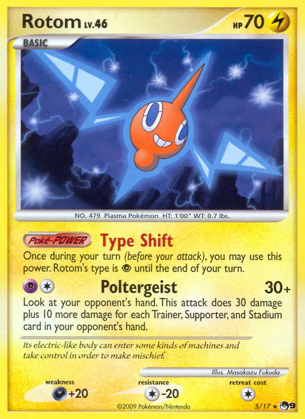 Rotom #5, POP Series 9 Cracked Ice