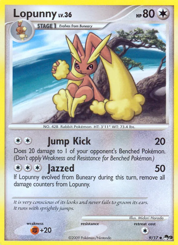 Lopunny #9, POP Series 9 Holo