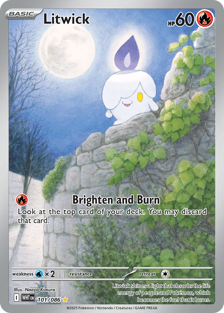 Litwick #101, White Flare