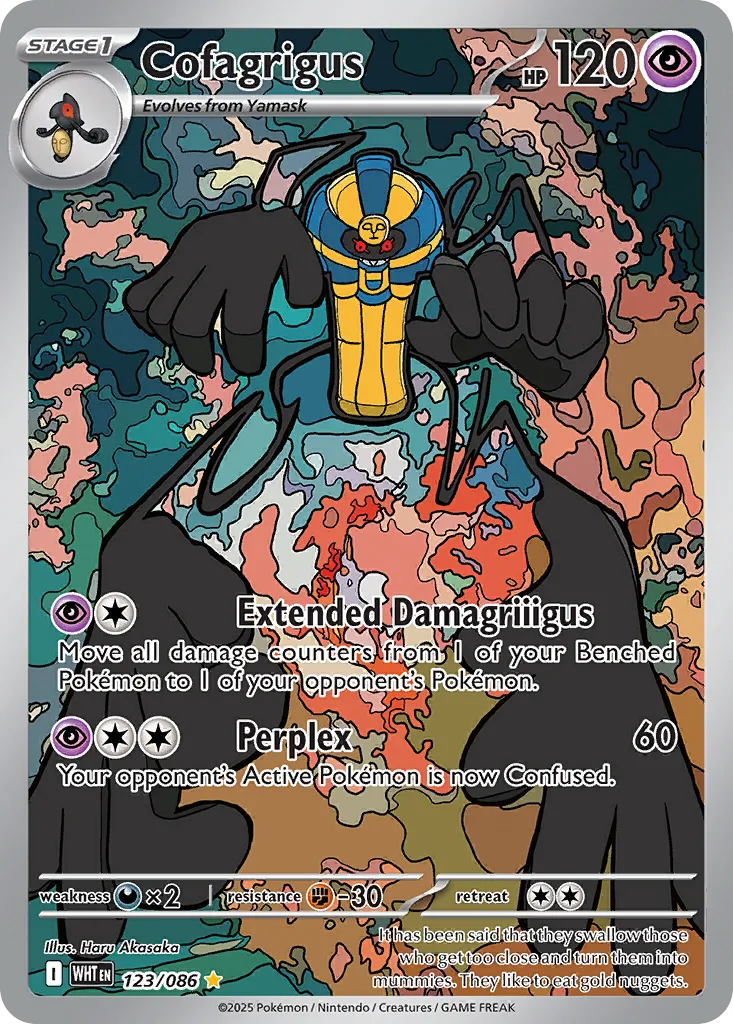 Cofagrigus #123, White Flare