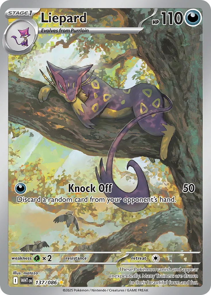 Liepard #137, White Flare