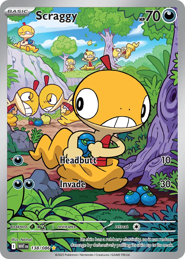 Scraggy #138, White Flare