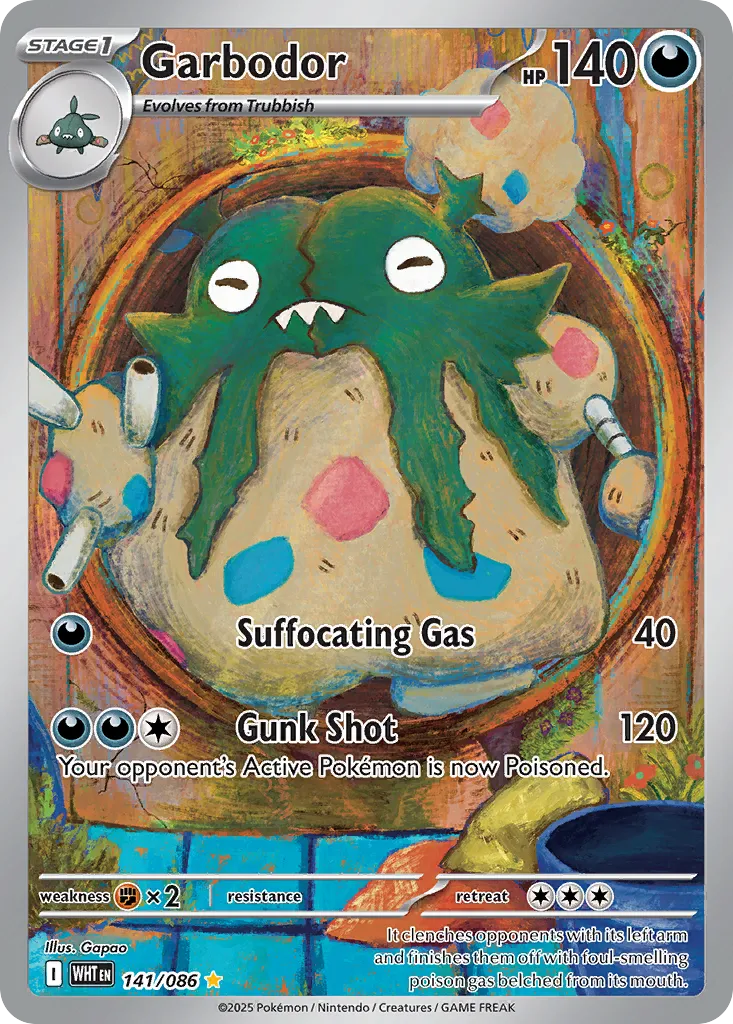 Garbodor #141, White Flare
