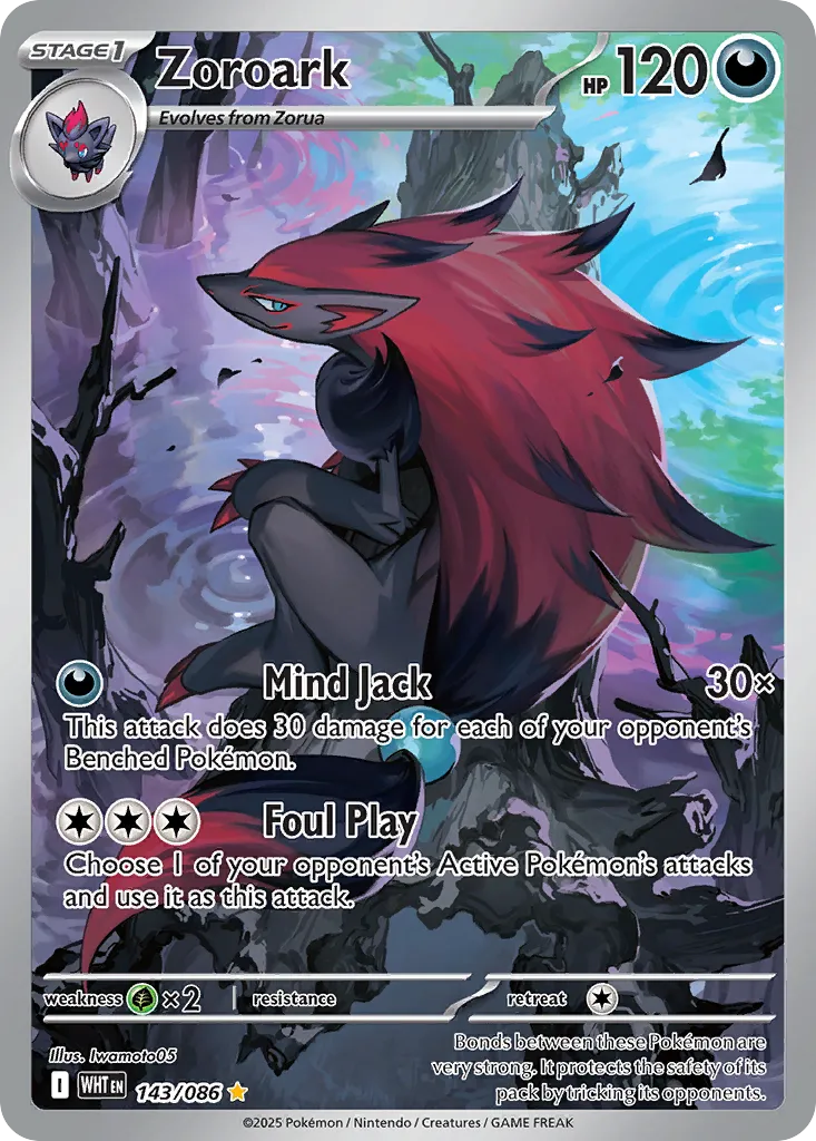 Zoroark #143, White Flare