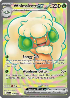 Whimsicott ex #157, Standard