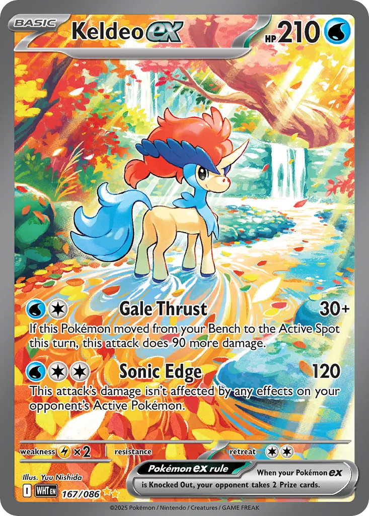 Keldeo ex #167, White Flare