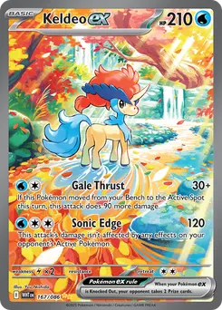 Keldeo ex #167, Standard