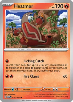 Heatmor #19, Master Ball Reverse Holo