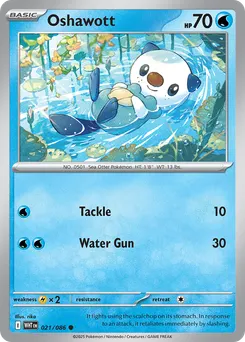 Oshawott #21, Master Ball Reverse Holo