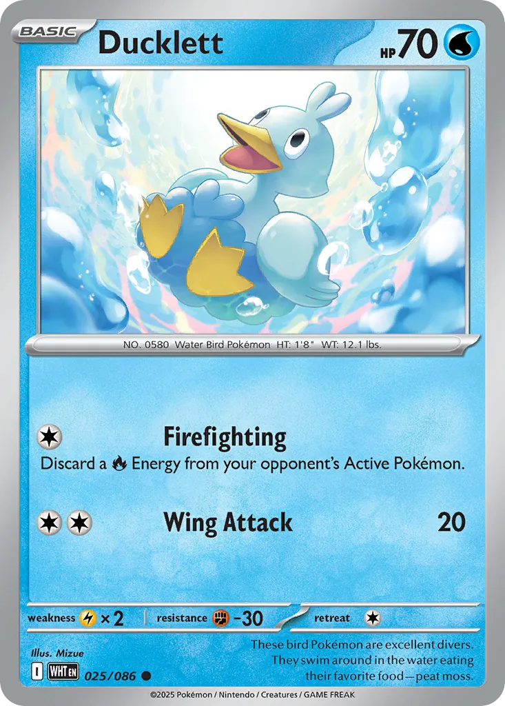 Ducklett #25, White Flare