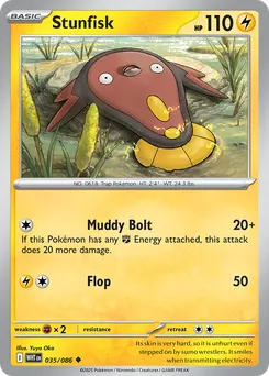 Stunfisk #35, Master Ball Reverse Holo