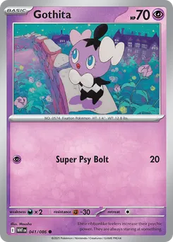 Gothita #41, Master Reverse Holo