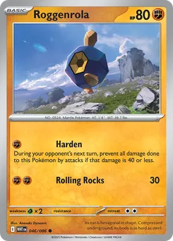 Roggenrola #46, Master Reverse Holo