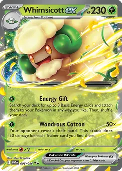 Whimsicott ex #5, Standard