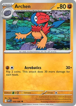 Archen #50, Master Reverse Holo