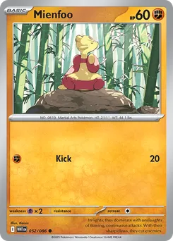 Mienfoo #52, Master Reverse Holo