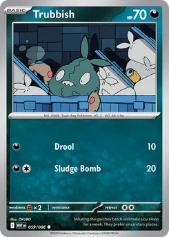 Trubbish #59, Master Reverse Holo