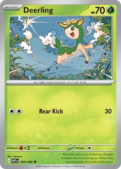 Deerling #6, Master Ball Reverse Holo