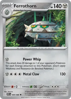 Ferrothorn #69, Master Reverse Holo