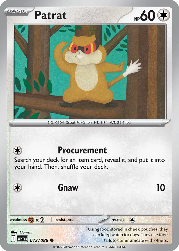 Patrat #72, White Flare Master Ball Reverse Holo
