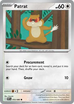 Patrat #72, Master Ball Reverse Holo