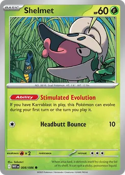 Shelmet #8, Master Ball Reverse Holo