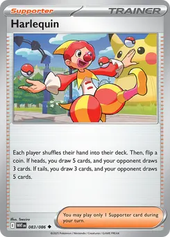 Harlequin #83, Poke Ball Reverse Holo