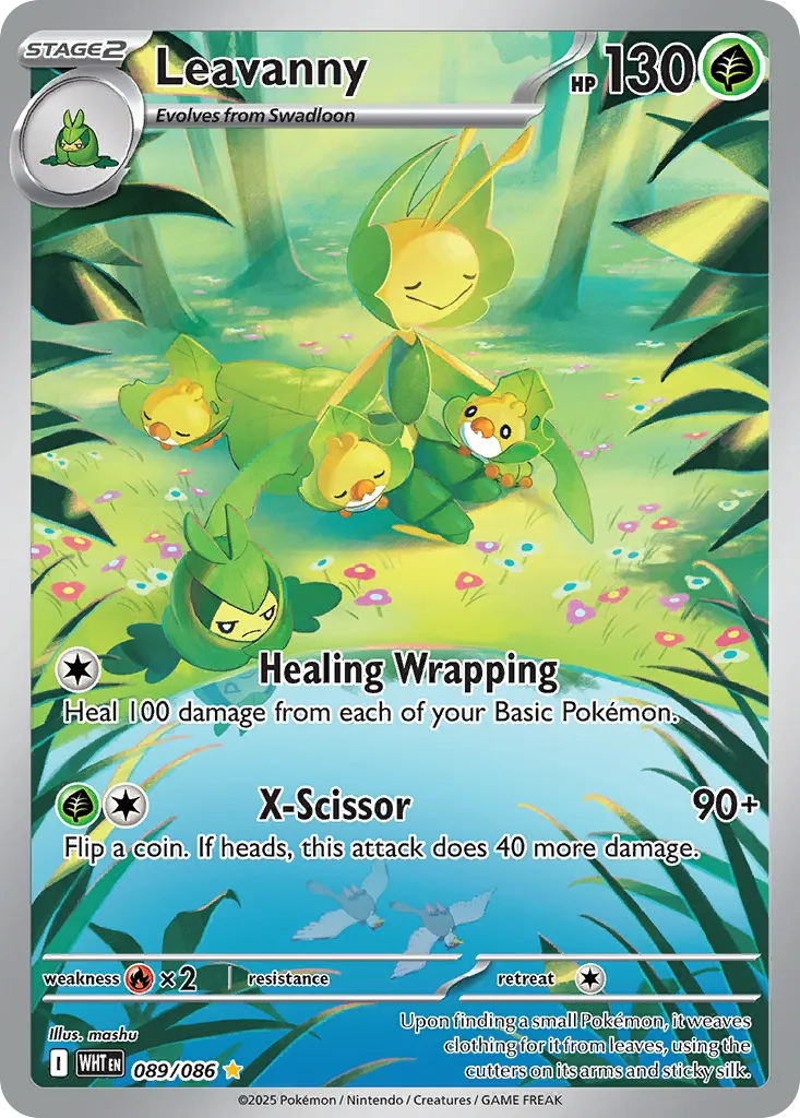 Leavanny #89, White Flare