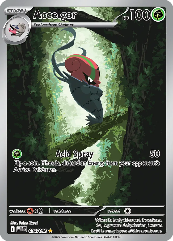 Accelgor #94, White Flare