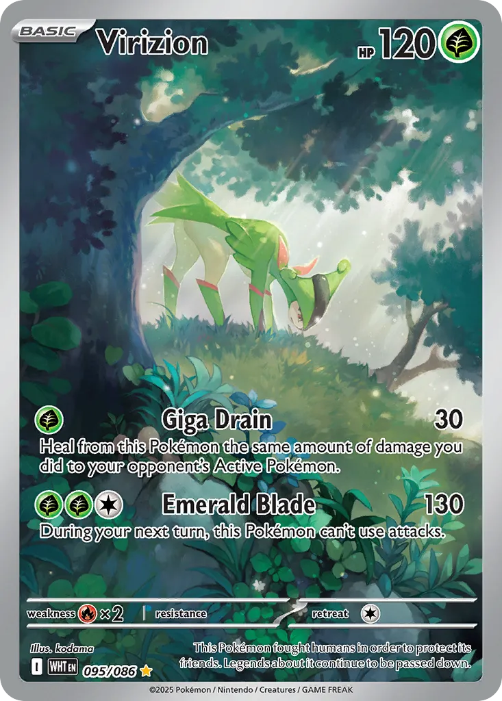 Virizion #95, White Flare