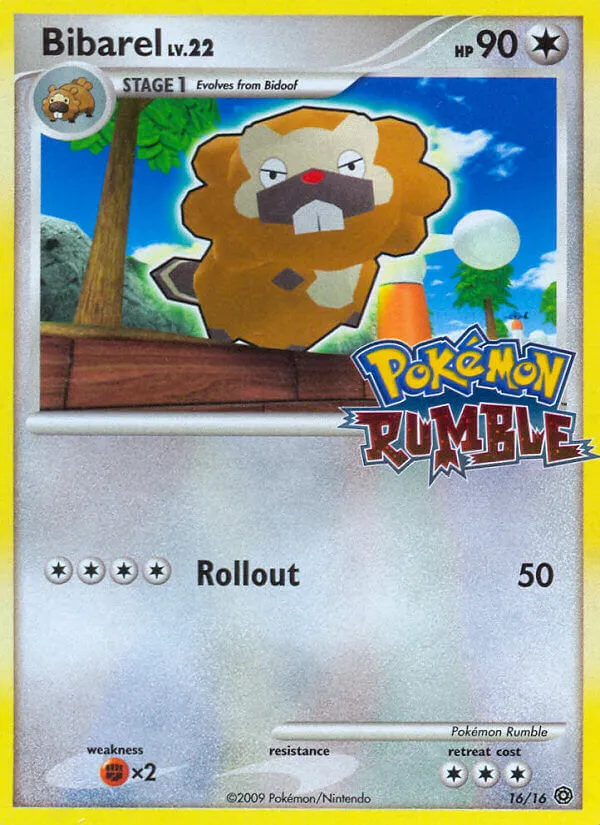 Bibarel #16, Pokémon Rumble