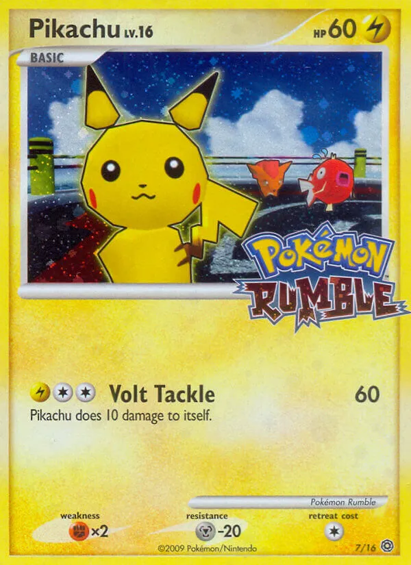 Pikachu #7, Pokémon Rumble