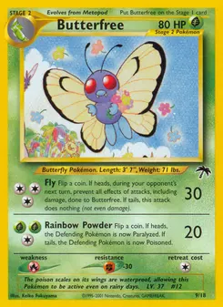 Butterfree #9, Standard