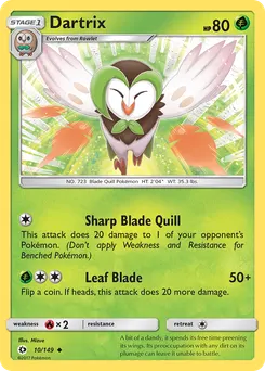 Dartrix #10, Cosmos-Decidueye GX Premium Collection