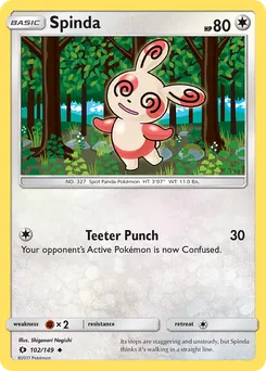 Spinda #102, Reverse Foil