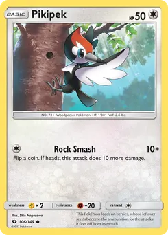 Pikipek #106, Sun & Moon