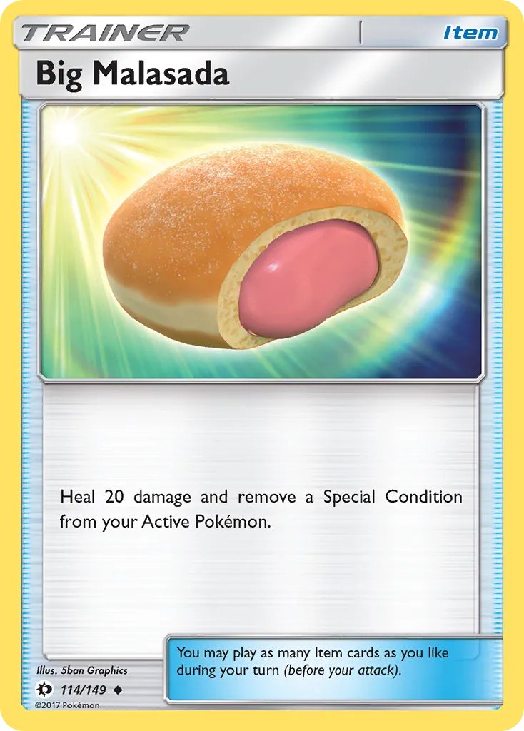 Big Malasada #114, Sun & Moon Reverse Foil