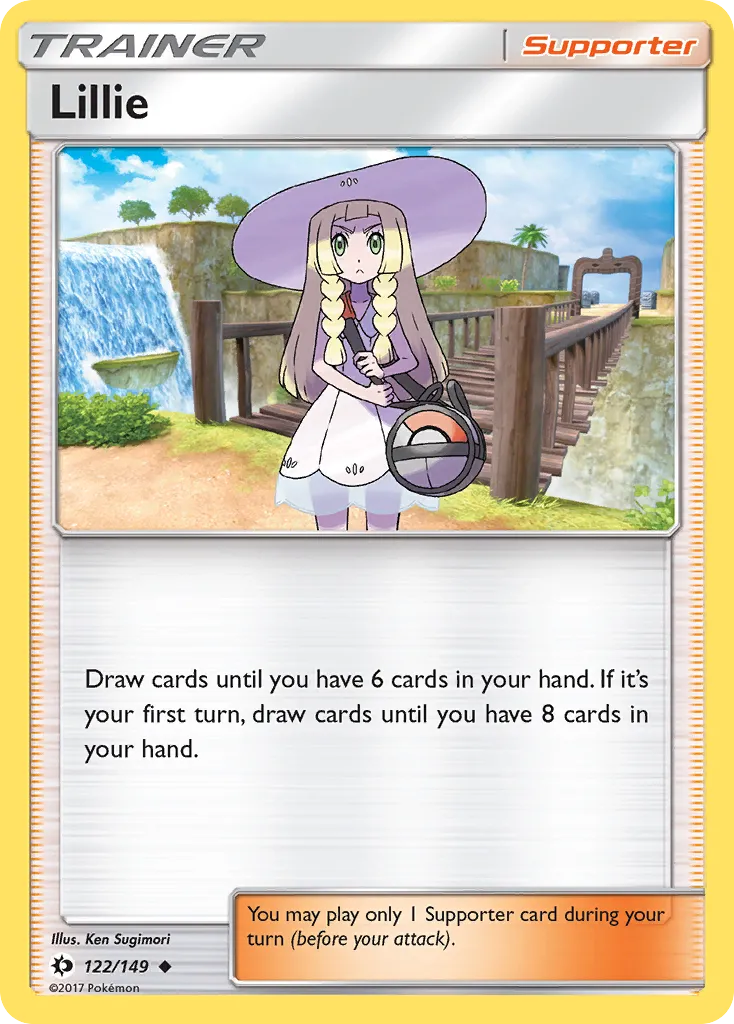 Lillie #122, Sun & Moon Reverse Foil