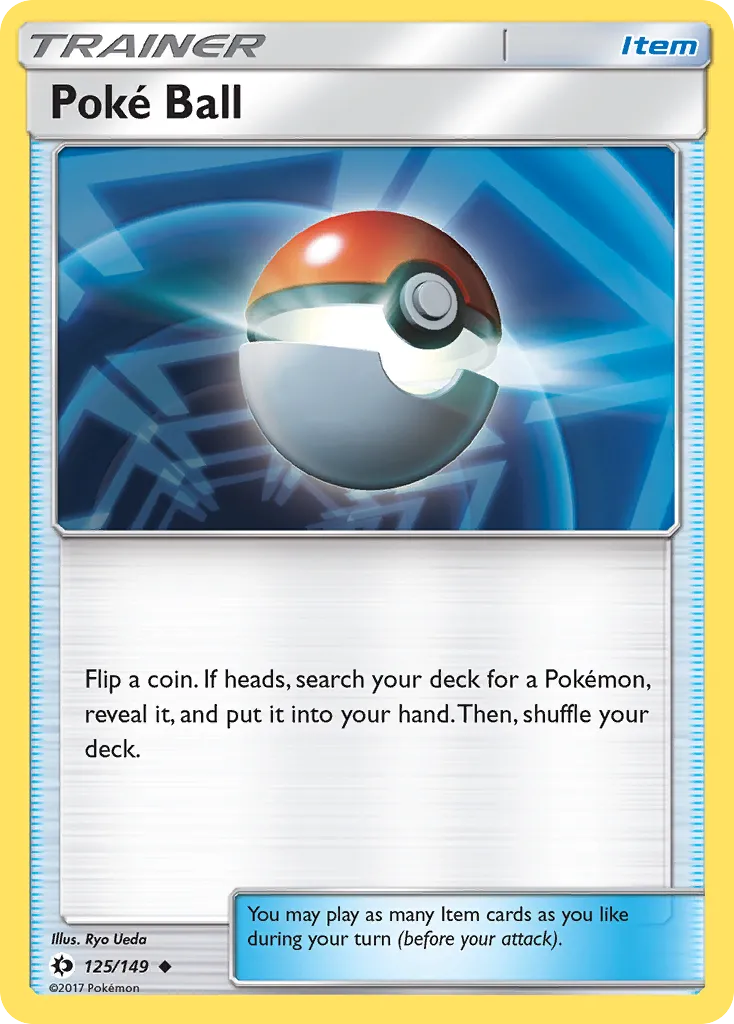 Poké Ball #125, Sun & Moon Reverse Foil