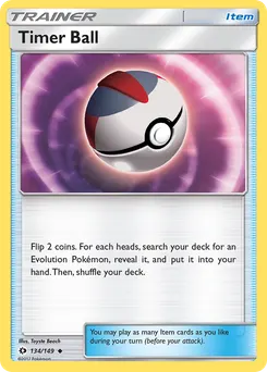 Timer Ball #134, Reverse Foil