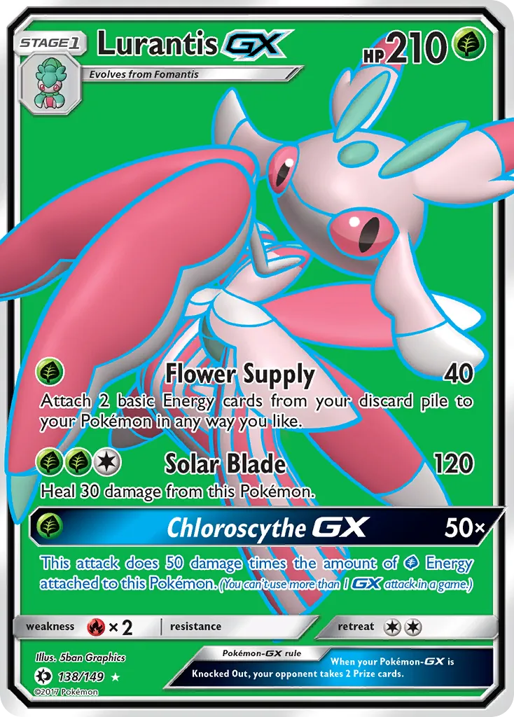 Lurantis-GX #138, Sun & Moon