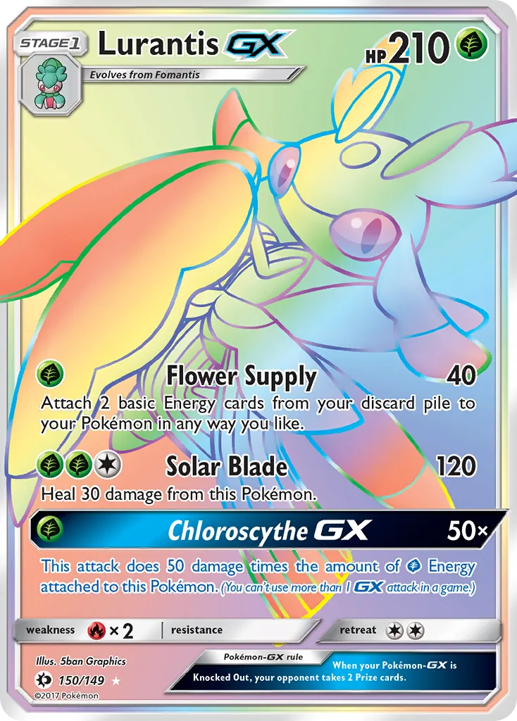 Lurantis-GX #150, Sun & Moon Secret