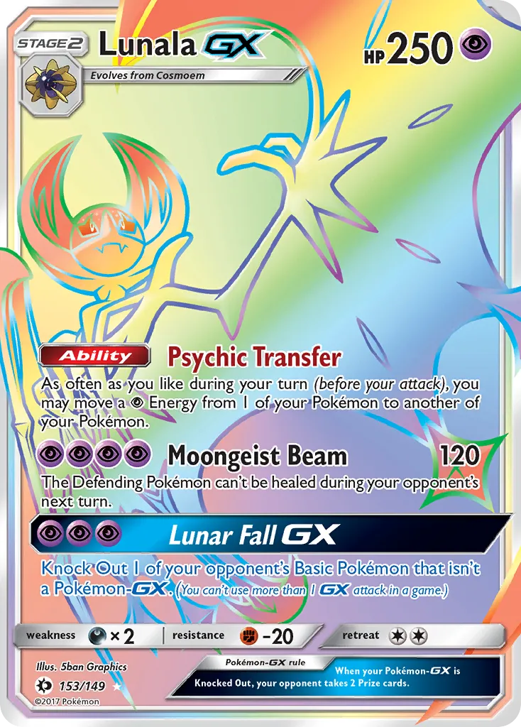 Lunala-GX #153, Sun & Moon Secret