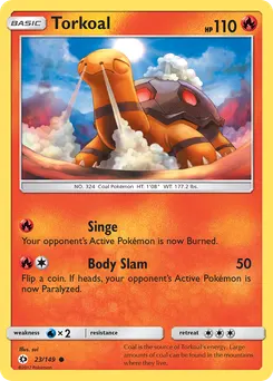 Torkoal #23, Reverse Foil