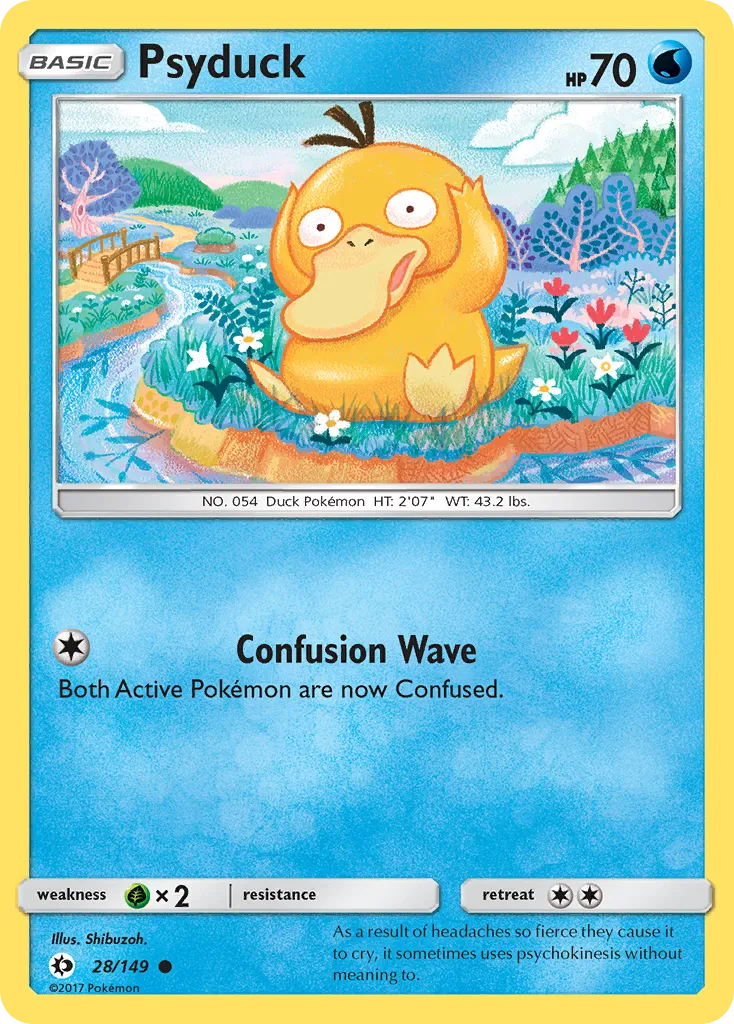 Psyduck #28, Sun & Moon