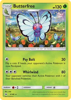 Butterfree #3, Sun & Moon